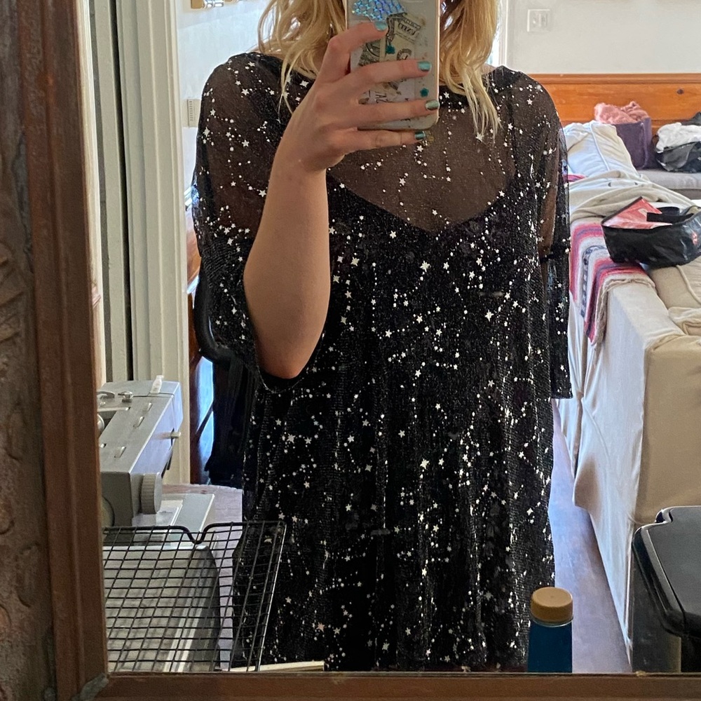 Oversize shear shirt